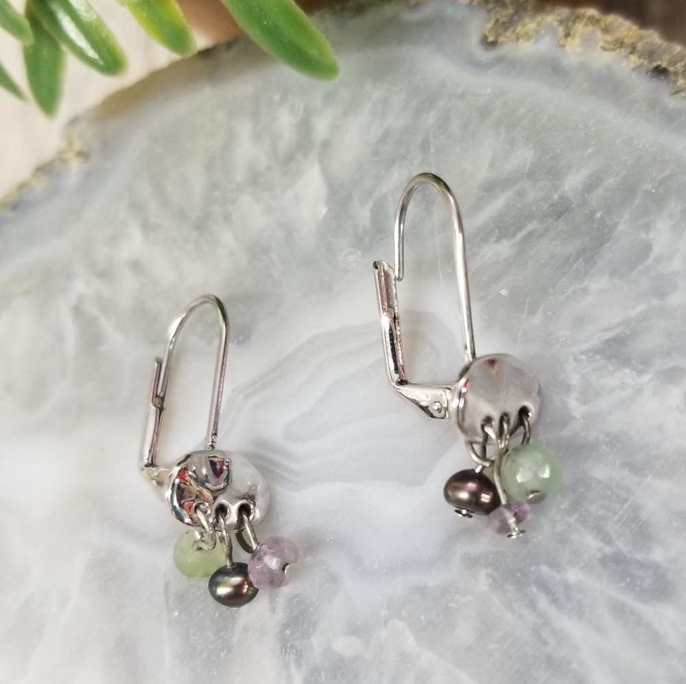 Dainty Drop Earrings - Picture 3 of 5